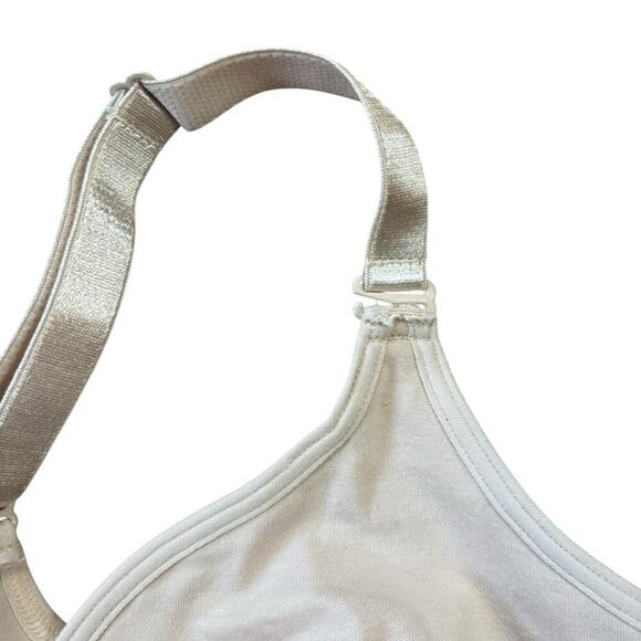 Annette Post Surgical Softcup Wire Free Bra Womens 34C Nude Undergarment Comfort - Picture 9 of 9